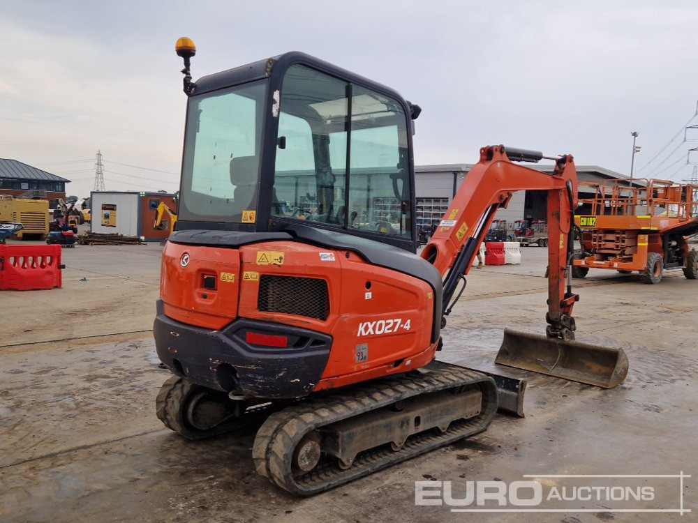 2017 Kubota KX027-4 - Mini bager: slika 5 2017 Kubota KX027-4 - Mini bager: slika 5