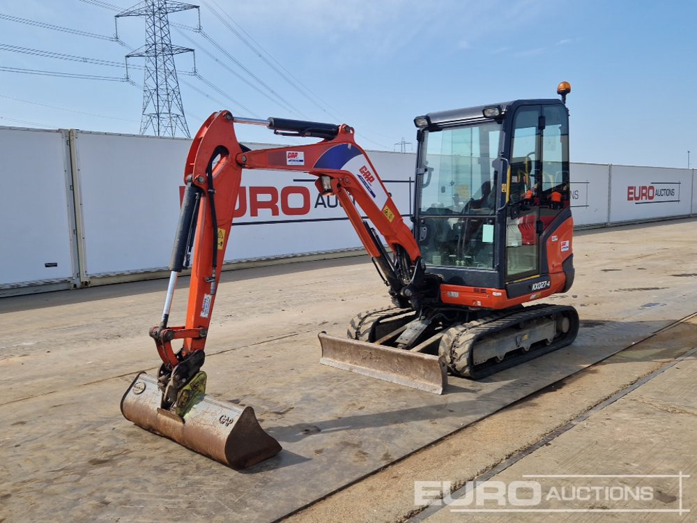 2017 Kubota KX027-4 - Mini bager: slika 4 2017 Kubota KX027-4 - Mini bager: slika 4