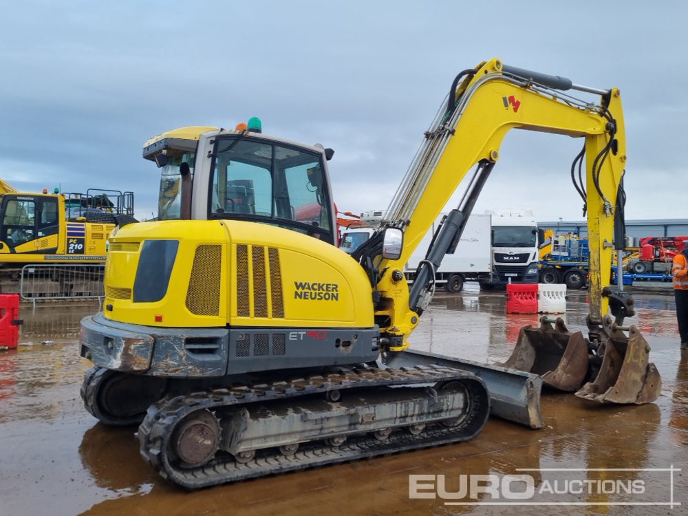 2017 Wacker Neuson ET90 - Mini bager: slika 5 2017 Wacker Neuson ET90 - Mini bager: slika 5