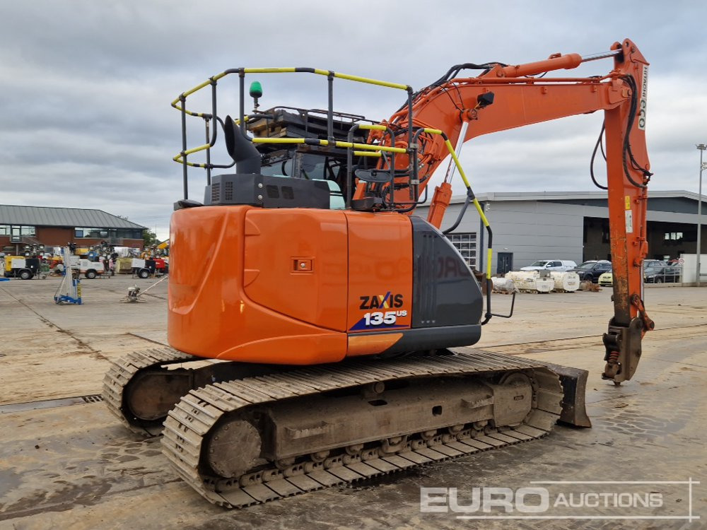 2018 Hitachi ZX135US-6 - Bager guseničar: slika 5 2018 Hitachi ZX135US-6 - Bager guseničar: slika 5