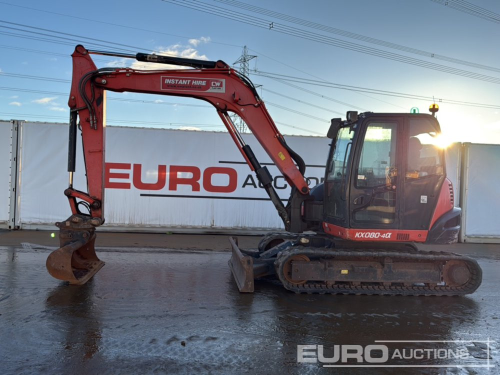 2018 Kubota KX080-4A - Mini bager: slika 2 2018 Kubota KX080-4A - Mini bager: slika 2