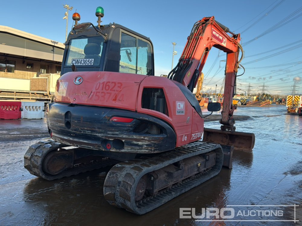 2018 Kubota KX080-4A - Mini bager: slika 5 2018 Kubota KX080-4A - Mini bager: slika 5