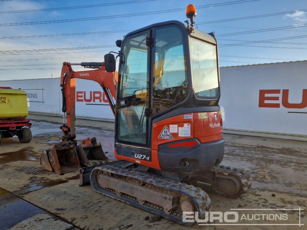 2018 Kubota U27-4 - Mini bager: slika 3 2018 Kubota U27-4 - Mini bager: slika 3