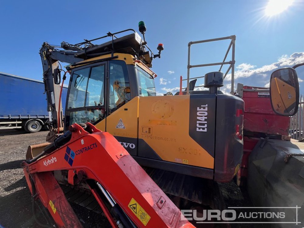 2018 Volvo EC140EL - Bager guseničar: slika 3 2018 Volvo EC140EL - Bager guseničar: slika 3