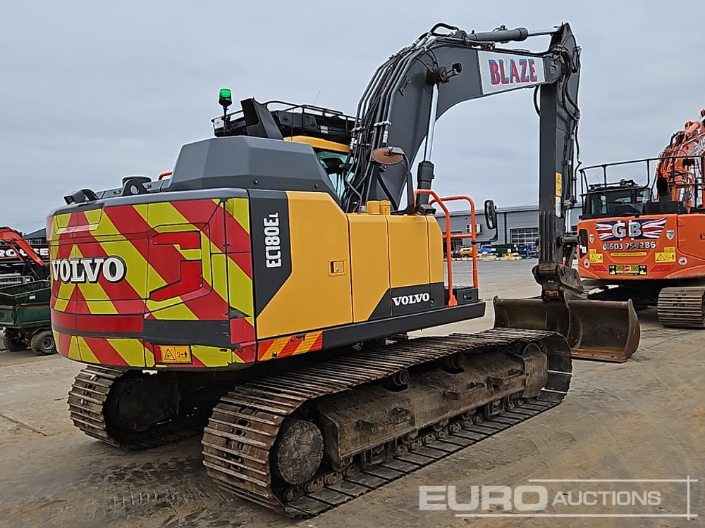 2018 Volvo EC180EL - Bager guseničar: slika 5 2018 Volvo EC180EL - Bager guseničar: slika 5