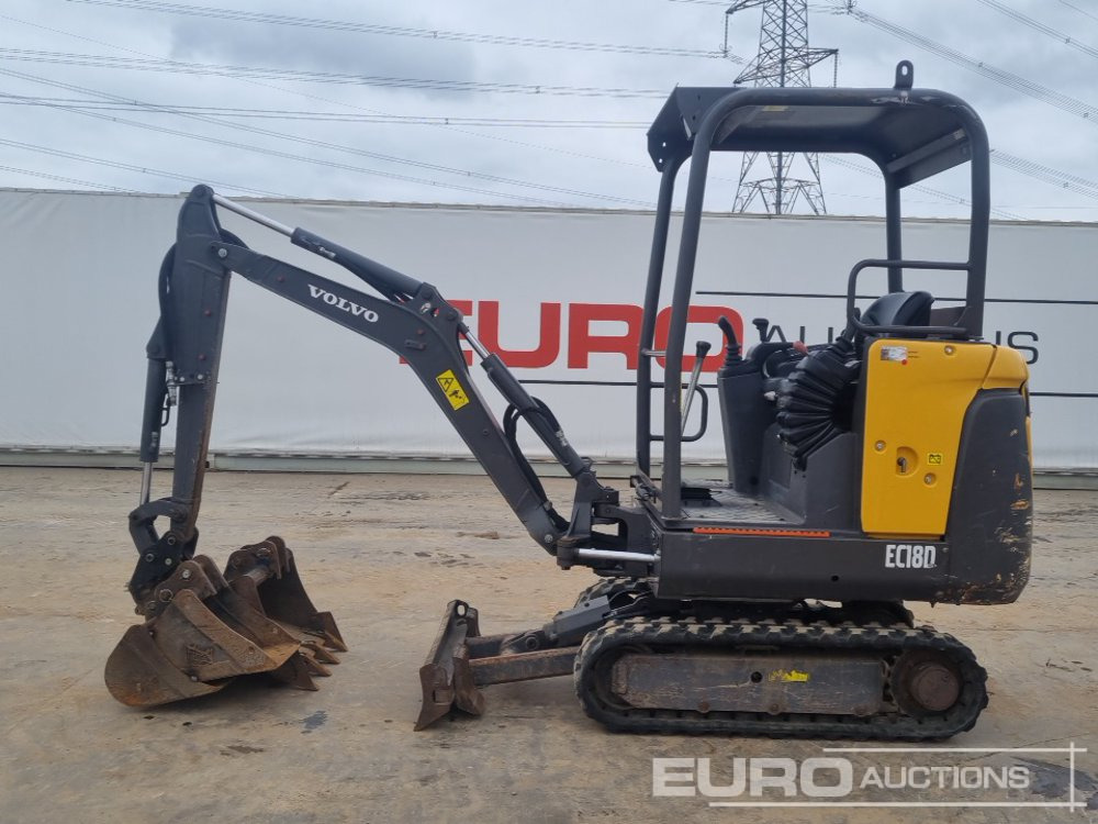 2018 Volvo EC18D - Mini bager: slika 2 2018 Volvo EC18D - Mini bager: slika 2