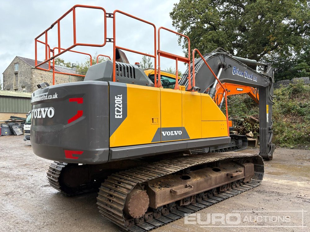 2018 Volvo EC220EL - Bager guseničar: slika 3 2018 Volvo EC220EL - Bager guseničar: slika 3