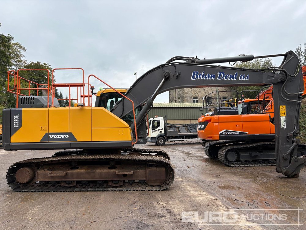 2018 Volvo EC220EL - Bager guseničar: slika 5 2018 Volvo EC220EL - Bager guseničar: slika 5