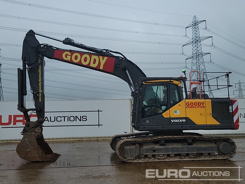 2018 Volvo EC220EL - Bager guseničar: slika 2 2018 Volvo EC220EL - Bager guseničar: slika 2