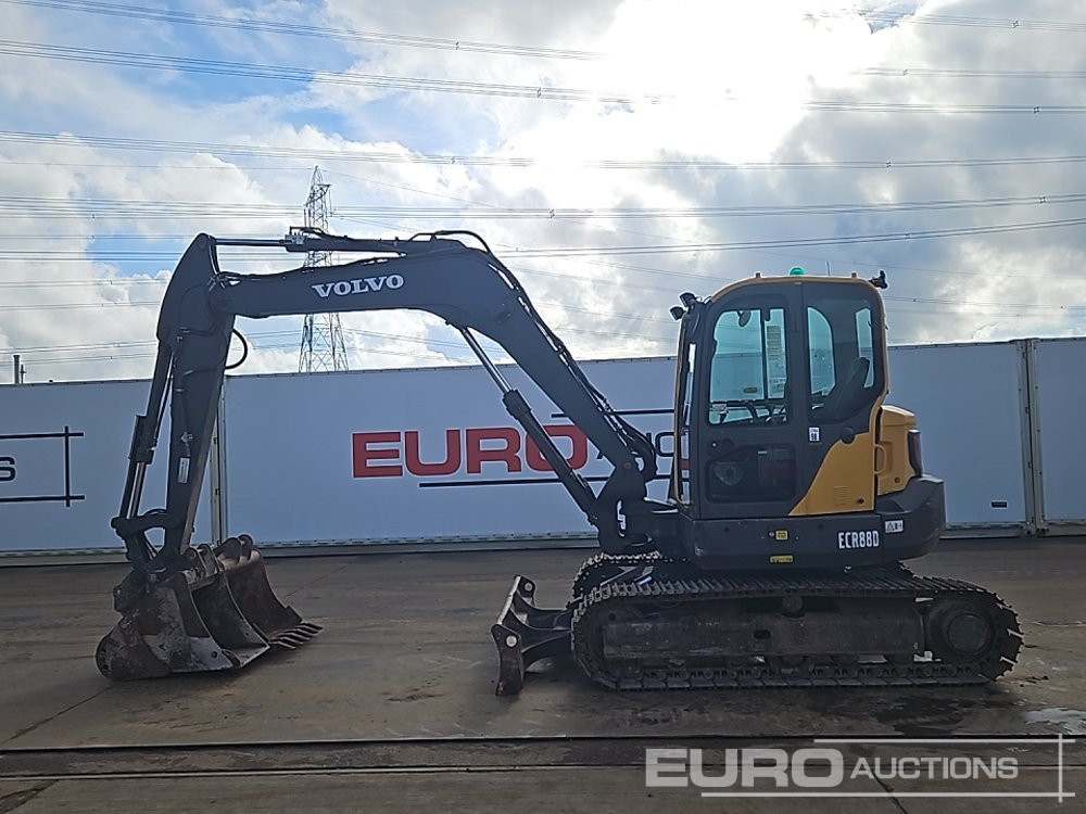 2018 Volvo ECR88D - Mini bager: slika 2 2018 Volvo ECR88D - Mini bager: slika 2