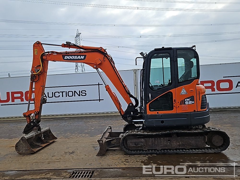 2019 Doosan DX62R-3 - Mini bager: slika 2 2019 Doosan DX62R-3 - Mini bager: slika 2