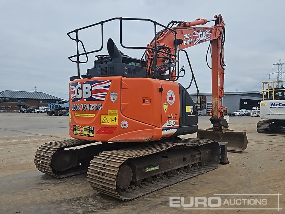 2019 Hitachi ZX135US-6 - Bager guseničar: slika 5 2019 Hitachi ZX135US-6 - Bager guseničar: slika 5