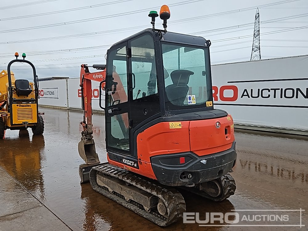 2019 Kubota KX027-4 - Mini bager: slika 3 2019 Kubota KX027-4 - Mini bager: slika 3