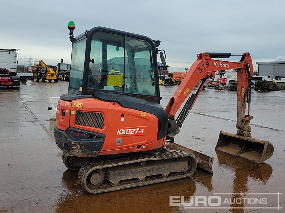2019 Kubota KX027-4 - Mini bager: slika 5 2019 Kubota KX027-4 - Mini bager: slika 5