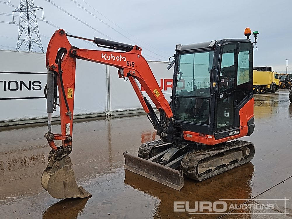 2019 Kubota KX027-4 - Mini bager: slika 1 2019 Kubota KX027-4 - Mini bager: slika 1