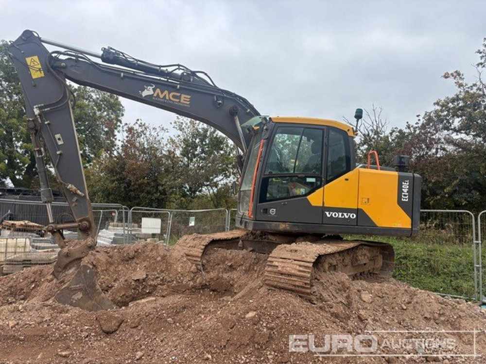 2019 Volvo EC 140E - Bager guseničar: slika 2 2019 Volvo EC 140E - Bager guseničar: slika 2