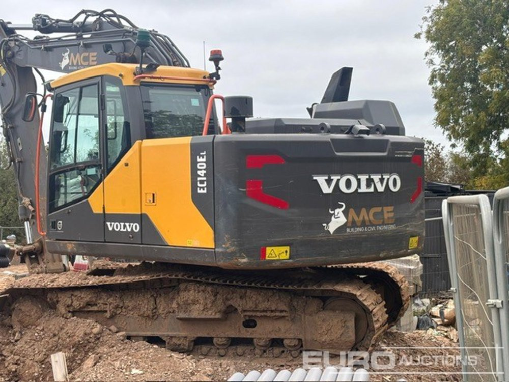 2019 Volvo EC 140E - Bager guseničar: slika 3 2019 Volvo EC 140E - Bager guseničar: slika 3