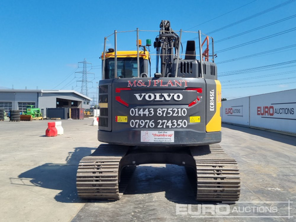 2019 Volvo ECR145EL - Bager guseničar: slika 4 2019 Volvo ECR145EL - Bager guseničar: slika 4