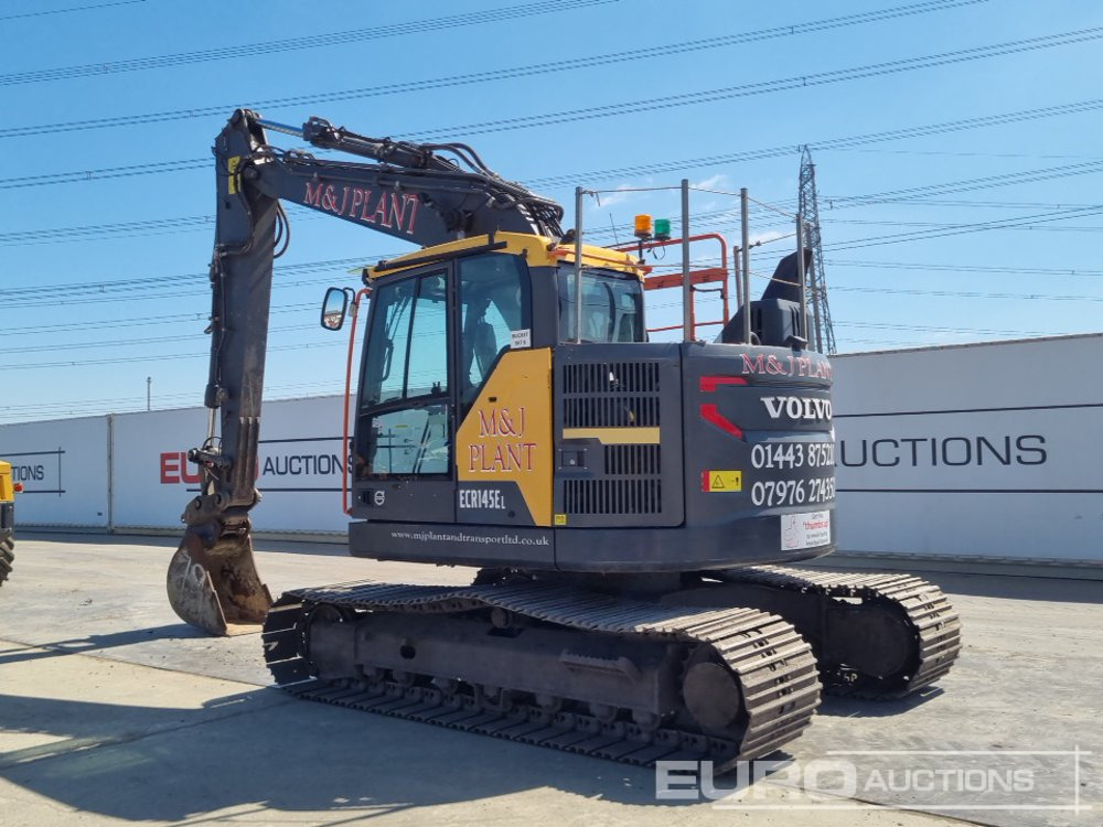 2019 Volvo ECR145EL - Bager guseničar: slika 3 2019 Volvo ECR145EL - Bager guseničar: slika 3
