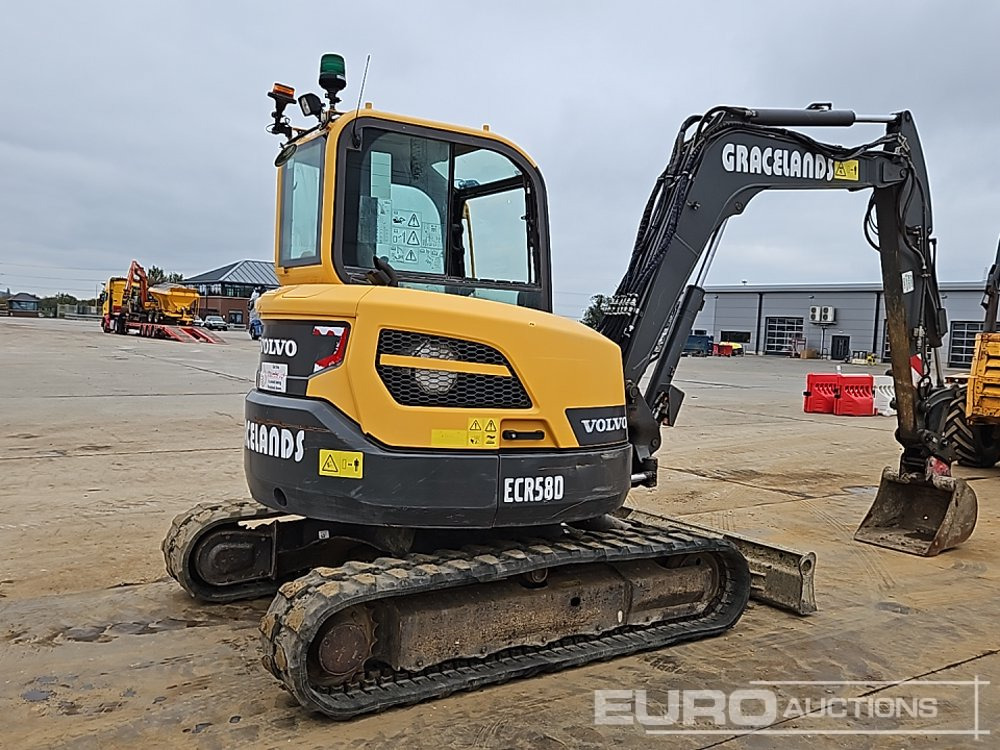 2019 Volvo ECR58D - Mini bager: slika 5 2019 Volvo ECR58D - Mini bager: slika 5