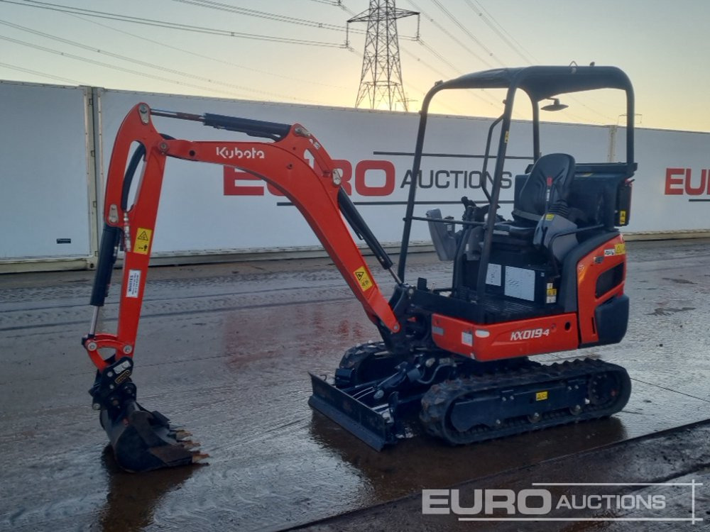 2020 Kubota KX019-4 - Mini bager: slika 1 2020 Kubota KX019-4 - Mini bager: slika 1