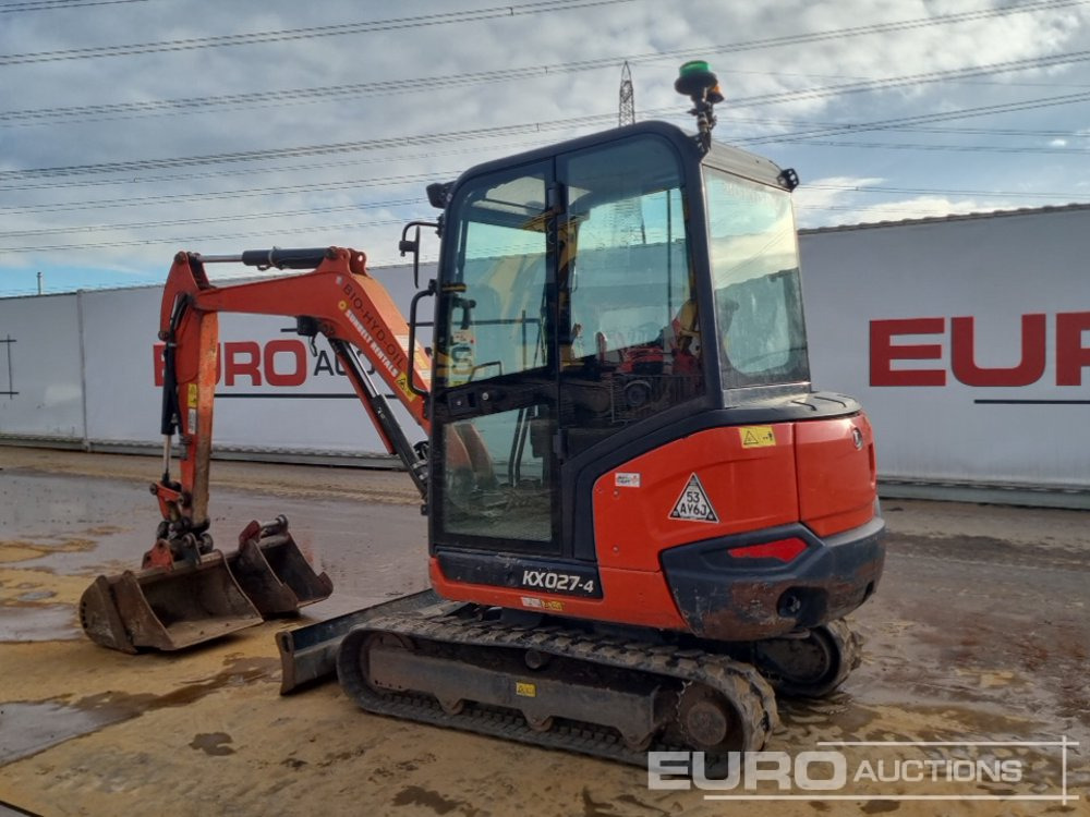 2020 Kubota KX027-4 - Mini bager: slika 3 2020 Kubota KX027-4 - Mini bager: slika 3