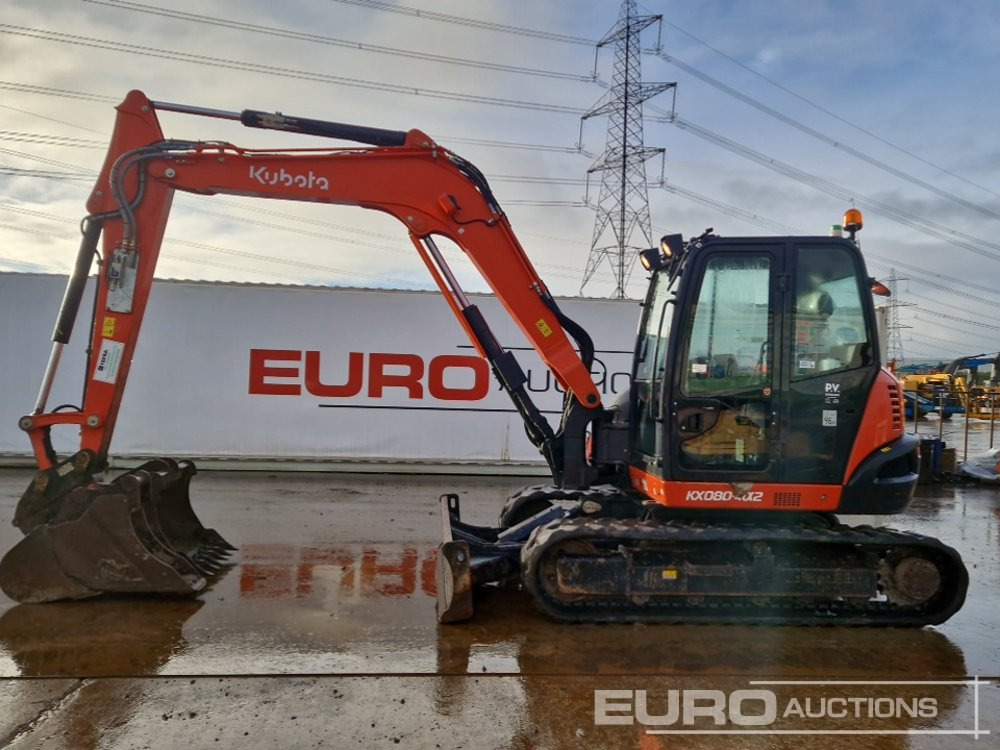 2020 Kubota KX080-4A2 - Mini bager: slika 2 2020 Kubota KX080-4A2 - Mini bager: slika 2