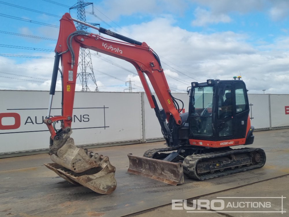 2020 Kubota KX080-4A2 - Mini bager: slika 1 2020 Kubota KX080-4A2 - Mini bager: slika 1