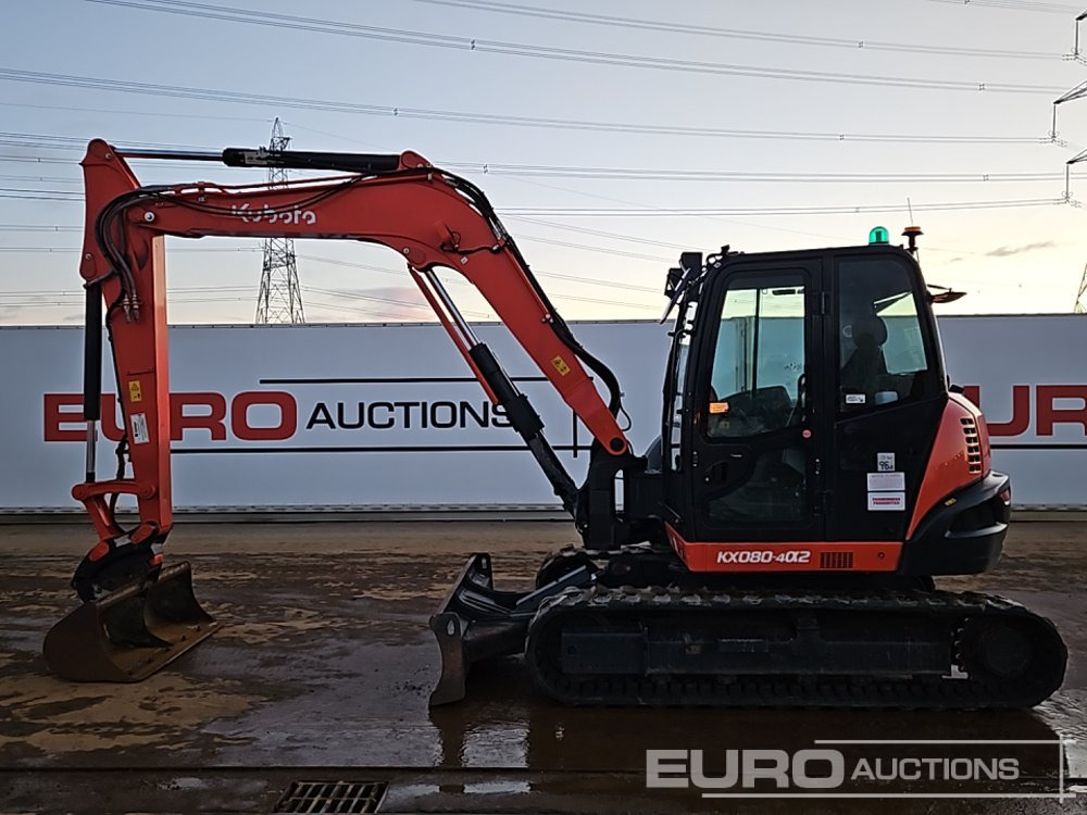2020 Kubota KX080-4A2 - Mini bager: slika 2 2020 Kubota KX080-4A2 - Mini bager: slika 2