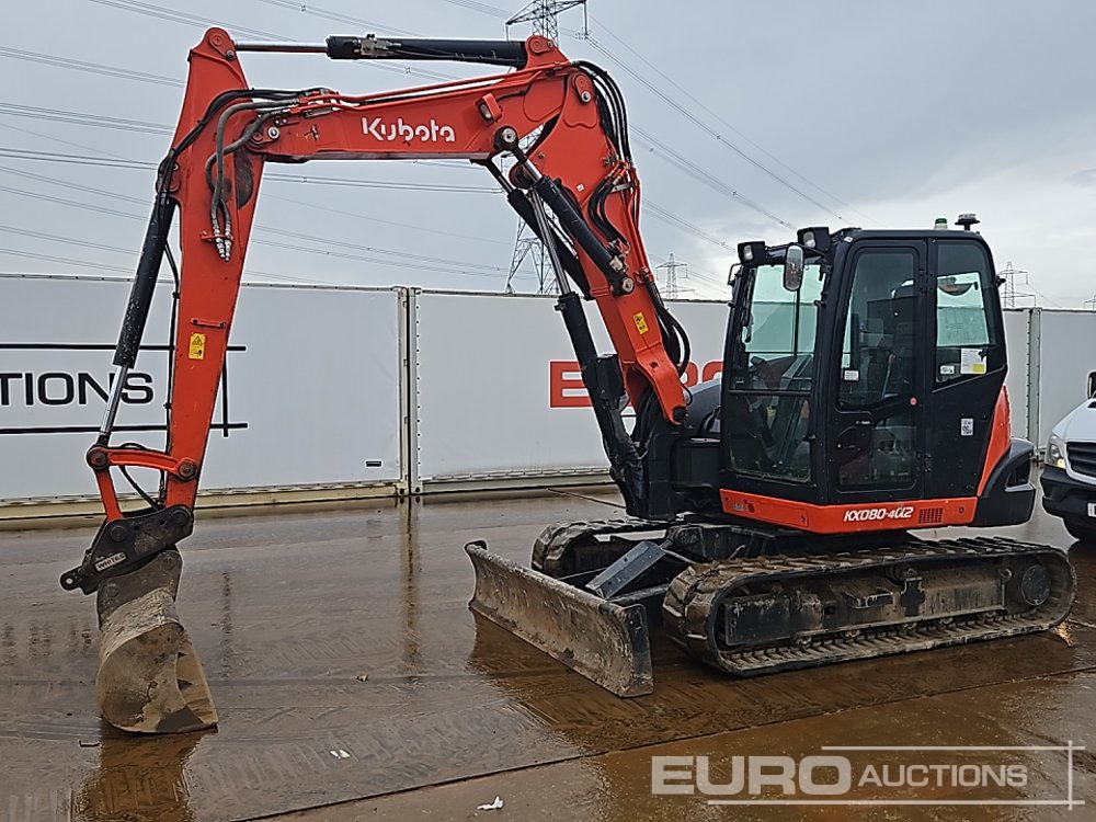 2020 Kubota KX080-4A2 - Mini bager: slika 1 2020 Kubota KX080-4A2 - Mini bager: slika 1