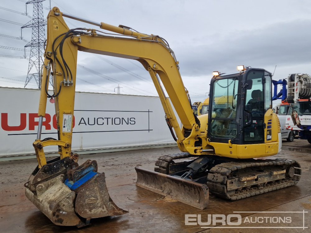 2021 Komatsu PC80MR-5E0 - Mini bager: slika 1 2021 Komatsu PC80MR-5E0 - Mini bager: slika 1