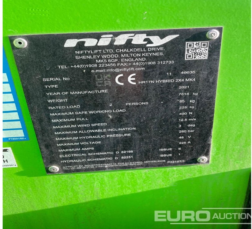 2021 Niftylift HR17N Hybrid - Vazdušna platforma: slika 5 2021 Niftylift HR17N Hybrid - Vazdušna platforma: slika 5