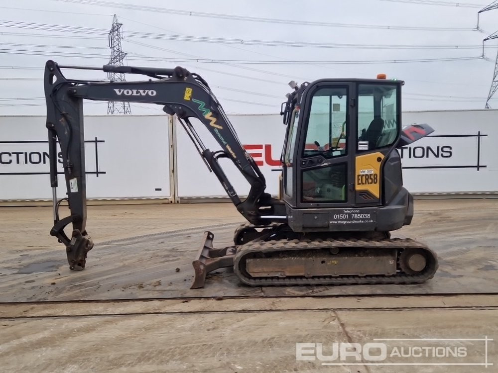 2021 Volvo ECR58F - Mini bager: slika 2 2021 Volvo ECR58F - Mini bager: slika 2