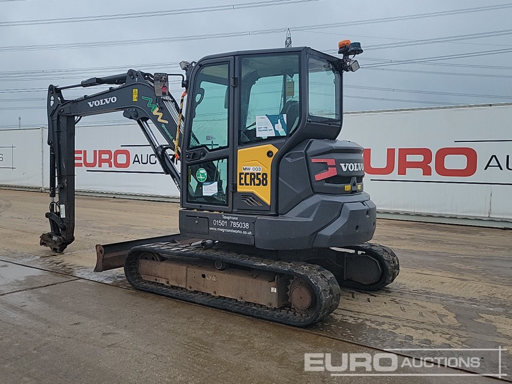 2021 Volvo ECR58F - Mini bager: slika 3 2021 Volvo ECR58F - Mini bager: slika 3