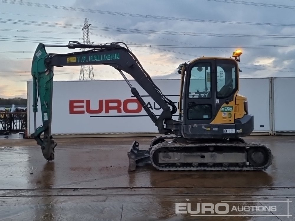 2021 Volvo ECR88D - Mini bager: slika 2 2021 Volvo ECR88D - Mini bager: slika 2