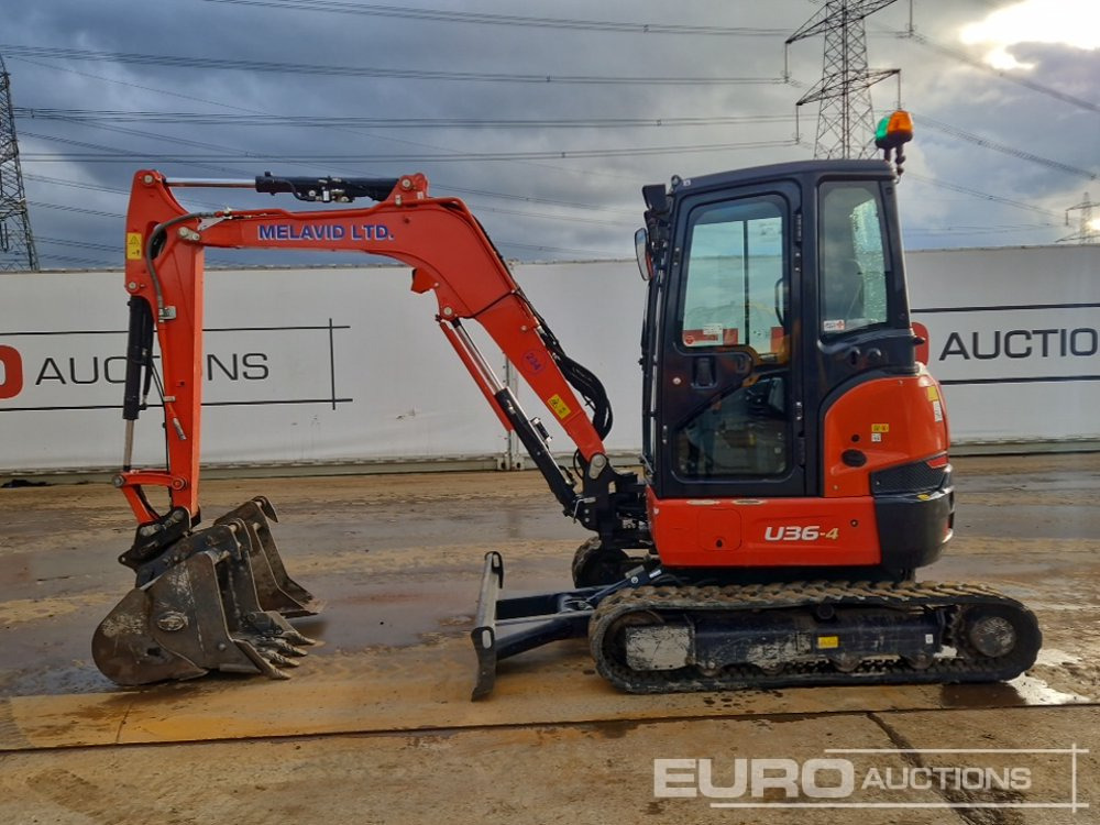 2022 Kubota U36-4 - Mini bager: slika 2 2022 Kubota U36-4 - Mini bager: slika 2