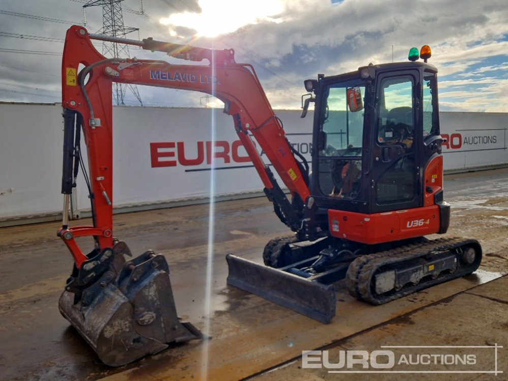 2022 Kubota U36-4 - Mini bager: slika 1 2022 Kubota U36-4 - Mini bager: slika 1