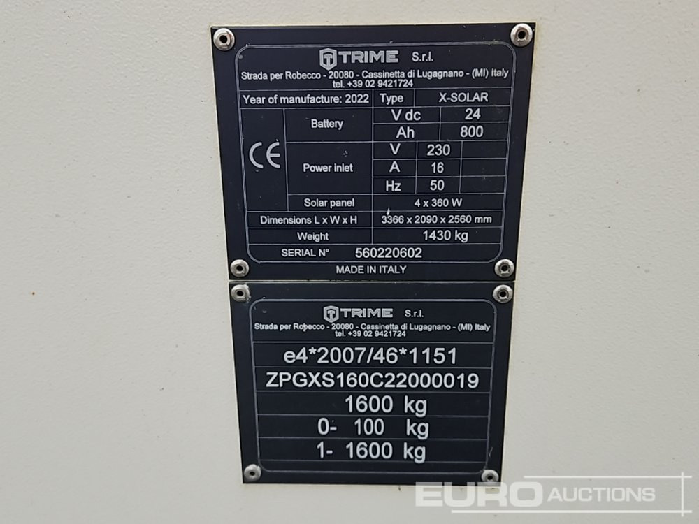 Toranj za osvetljenje 2022 Trime X SOLAR: slika 31