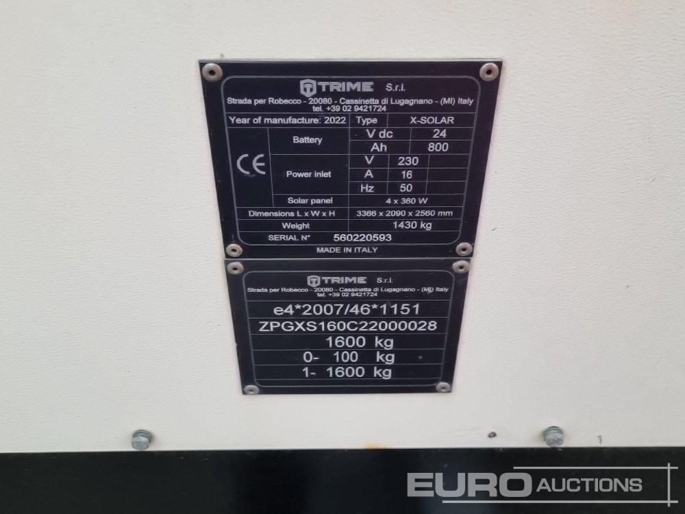 Toranj za osvetljenje 2022 Trime X-SOLAR: slika 25