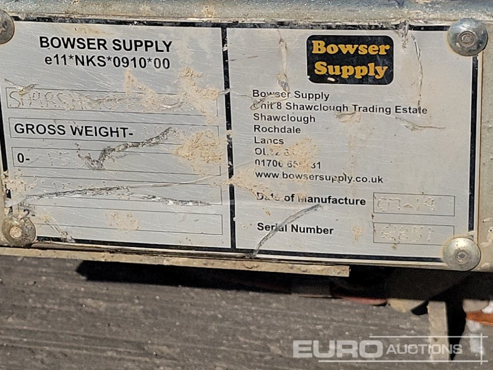 Rezervoar za skladištenje Bowser Supply Single Axle Plastic Water Bowser: slika 19