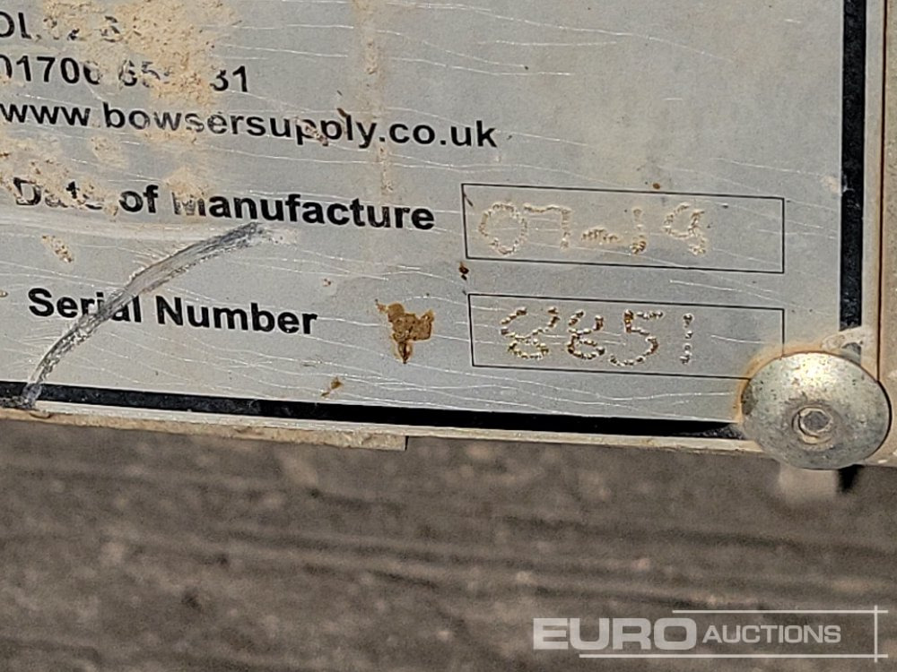 Rezervoar za skladištenje Bowser Supply Single Axle Plastic Water Bowser: slika 20