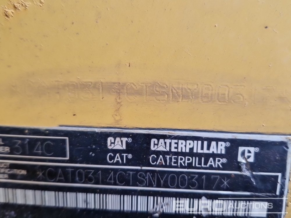 Bager guseničar CAT 314C: slika 47