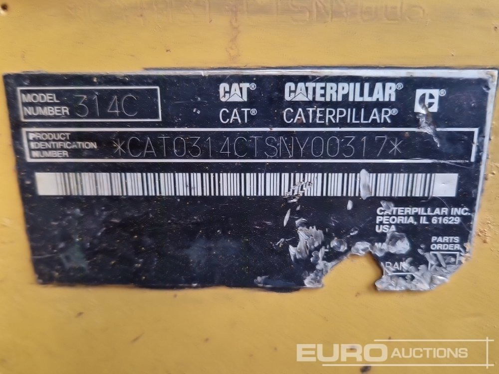 Bager guseničar CAT 314C: slika 46