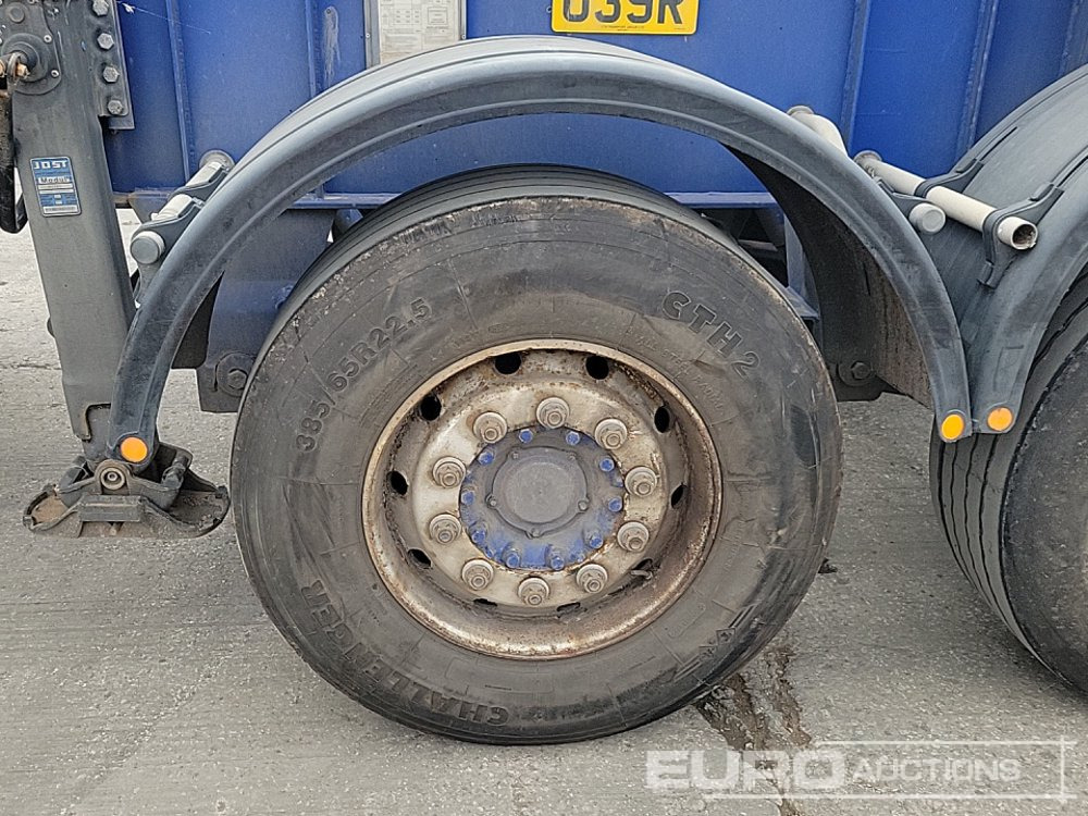 Plato poluprikolica Dennison Trailers 4 Axle 40' Skeleton Trailer, Front Lift Axle, Twist Locks: slika 10