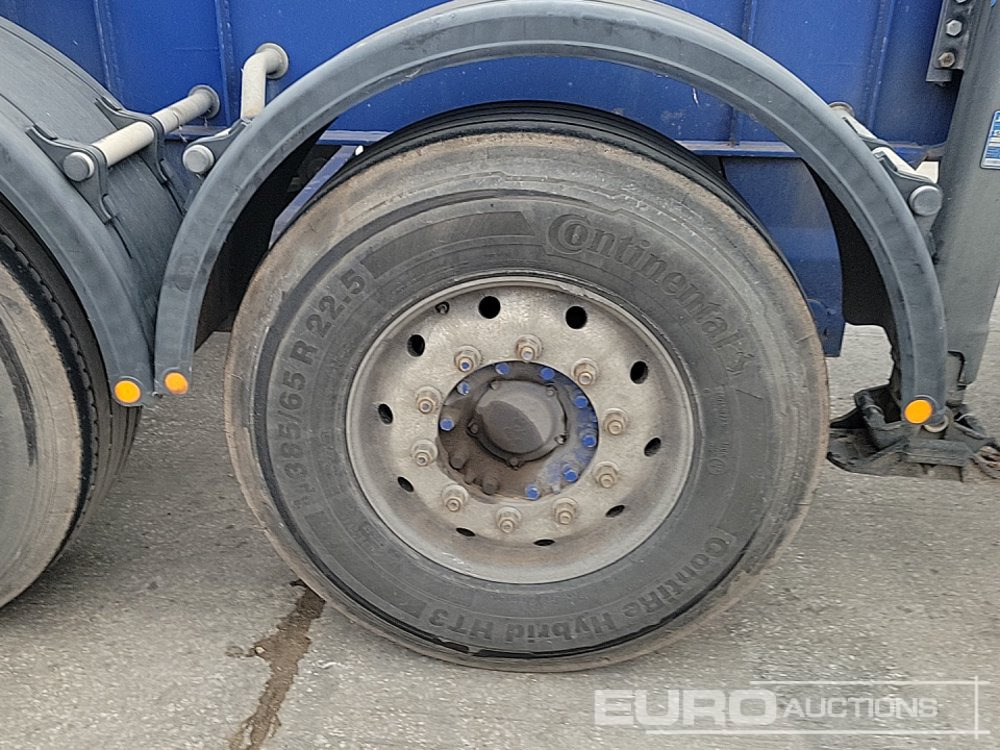 Plato poluprikolica Dennison Trailers 4 Axle 40' Skeleton Trailer, Front Lift Axle, Twist Locks: slika 15