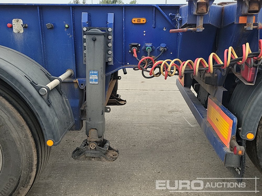 Plato poluprikolica Dennison Trailers 4 Axle 40' Skeleton Trailer, Front Lift Axle, Twist Locks: slika 22