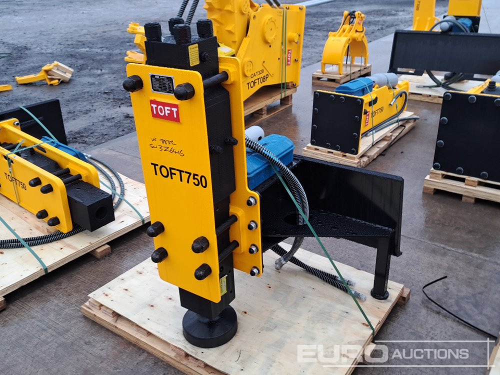 Unused 2025 TOFT TOFT750 Hydraulic Post Driver to suit Skidsteer Loader - Dodatak za Bager: slika 3 Unused 2025 TOFT TOFT750 Hydraulic Post Driver to suit Skidsteer Loader - Dodatak za Bager: slika 3