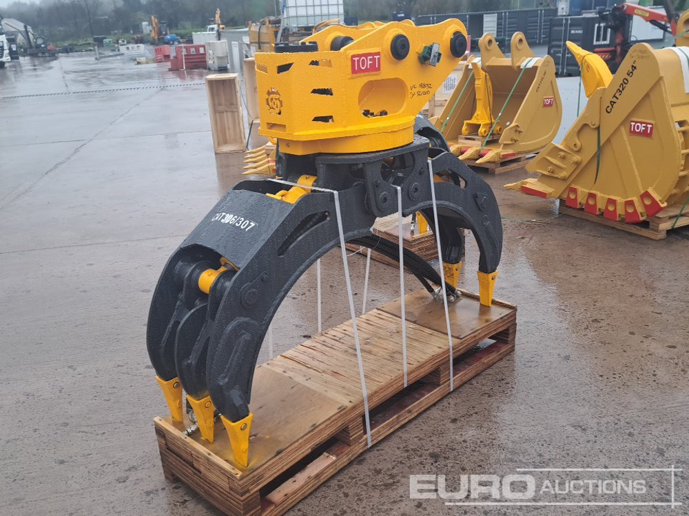 Unused 2025 Toft TOFT04G Hydraulic Rotating Grapple 45mm Pin to suit 4-6 Ton Excavator - Dodatak za Bager: slika 4 Unused 2025 Toft TOFT04G Hydraulic Rotating Grapple 45mm Pin to suit 4-6 Ton Excavator - Dodatak za Bager: slika 4