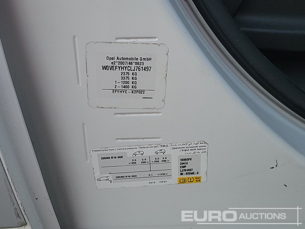 Dostavno vozilo 2020 Vauxhall Combo: slika 42 Dostavno vozilo 2020 Vauxhall Combo: slika 42