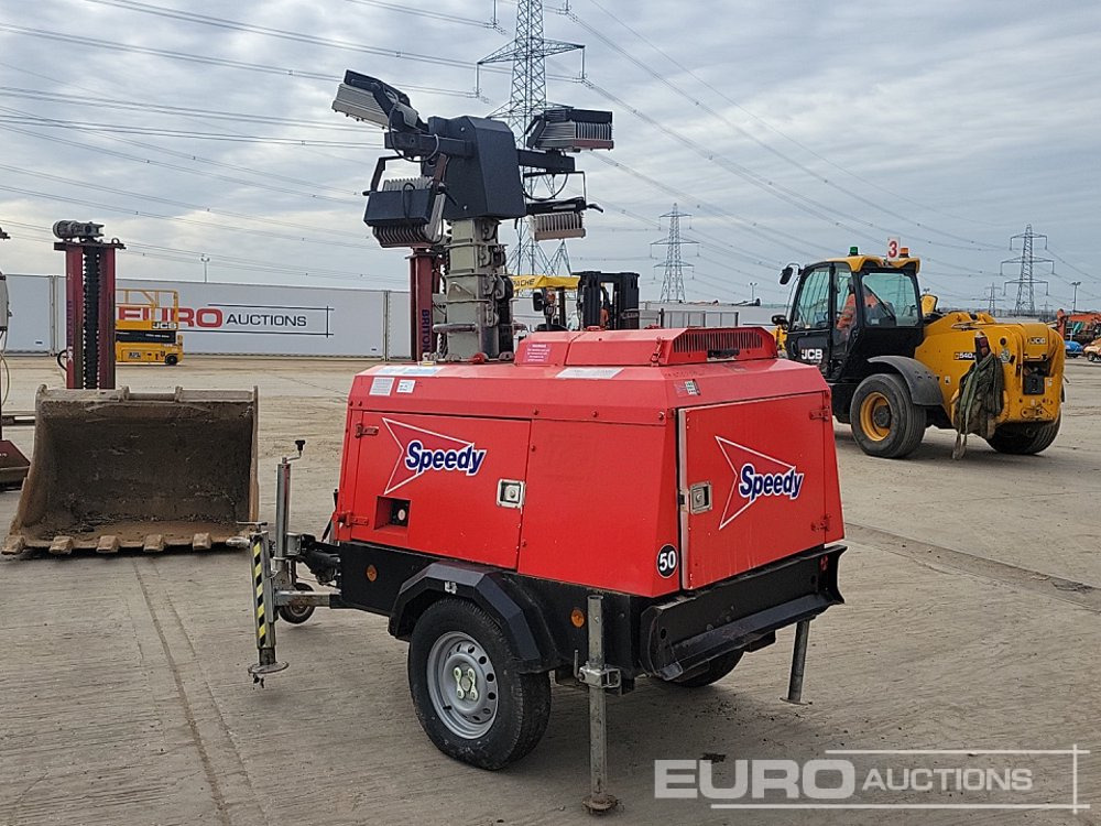 Generac Single Axle LED Lighting Tower, Linz Engine - Toranj za osvetljenje: slika 3 Generac Single Axle LED Lighting Tower, Linz Engine - Toranj za osvetljenje: slika 3